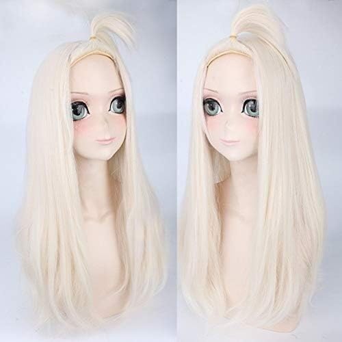 Wig Anime Cosplay Anime Fairy Tail Cosplay Perücke Lucy Heartfilia Wendy Marvell Cosplay Kostüm Perücken Lange Gerade Blaue Hitzebeständige Synthetische Perücke + Kappe (Color : Mirajane) von Uearlid