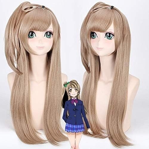 Wig Anime Cosplay Anime LoveLive! Liebe Live Cosplay Perücken Nozomi Tojo Maki Nishikino Nico Yazawa Minami Kotori Haar Cosplay Kostüm Perücke + Kappe (Color : Kotori Minami) von Uearlid