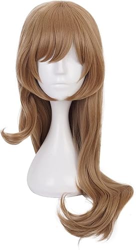 Wig Anime Cosplay Anime Sayu Cosplay Wig for Game Genshin Impact Cosplay Wigs with Free Wig Cap (Color : Lisa) von Uearlid