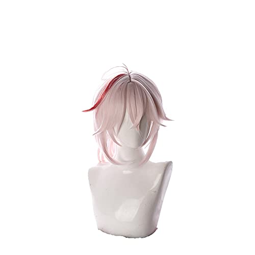 Wig Anime Cosplay Game Genshin Wirkung Kazuha Cosplay Perücke 36 cm Kurzanime Hitzebeständige synthetische Perücken Halloween 1.6 Version Zeichen Perücke von Uearlid