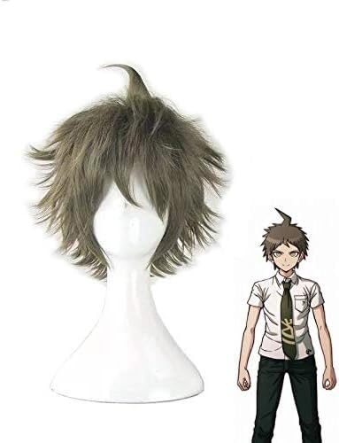 Wig Anime Cosplay Hajime Hinata Perücke, hitzebeständig, Kunsthaar, Cosplay-Perücke + Perückenkappe von Uearlid