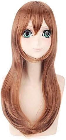 Wig Anime Cosplay LoveLive Sunshine Kunikida Hanamaru Lange Perücke Cosplay Kostüm Love Live Hitzebeständiges Kunsthaar von Uearlid