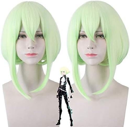 Wig Anime Cosplay Perücke for Mad Burnish Lio Fotia Perücken, Farbverlauf, kurz, gerade, gemischtes Kunsthaar, Lio Fotia Cosplay-Perücke + Perückenkappe, Lio Fotia, Lio Fotia-Perücke von Uearlid