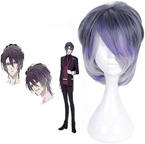 Wig Anime Cosplay Sakamaki Reiji Cosplay Perücken Hitzebeständige Synthetische Anime Cosplay Perücke Halloween Karneval Party Wi g + Kappe von Uearlid