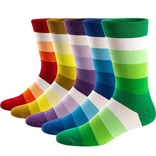 Ueither Lustigen Herren Socken Bunte Gemusterte Baumwolle Socken (Farbe 10,42-48) von Ueither