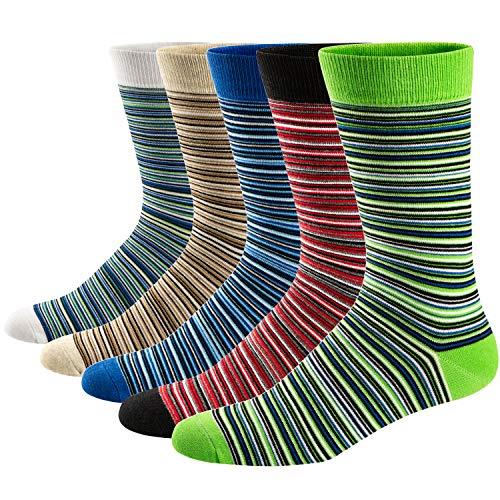 Ueither Lustigen Herren Socken Bunte Gemusterte Baumwolle Socken (Farbe 13,42-48) von Ueither