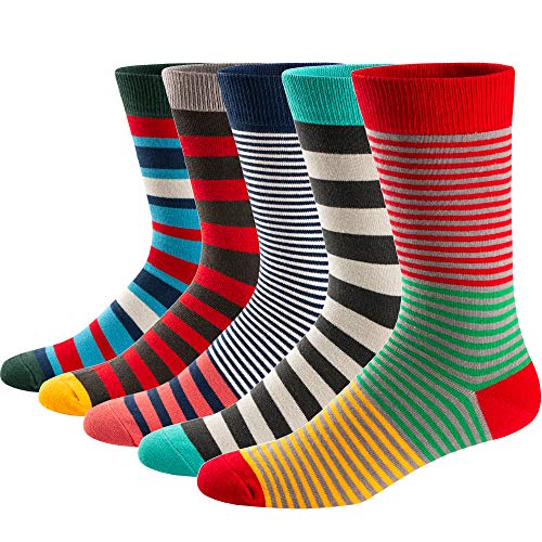 Ueither Lustigen Herren Socken Bunte Gemusterte Baumwolle Socken (Farbe 14,38-44) von Ueither