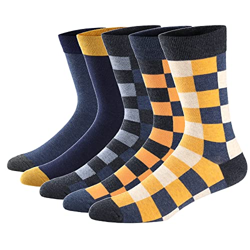 Ueither Lustigen Herren Socken Bunte Gemusterte Baumwolle Socken (Farbe 26,42-48) von Ueither