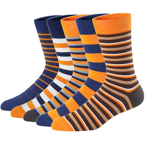 Ueither Lustigen Herren Socken Bunte Gemusterte Baumwolle Socken (Farbe 28,42-48) von Ueither