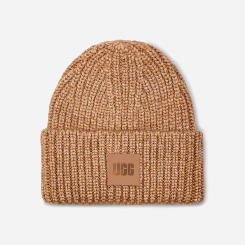 Breit gerippte UGG® Beanie für Damen | UGG® EU in Beige, Größe O/S, Acrylmischung von Ugg