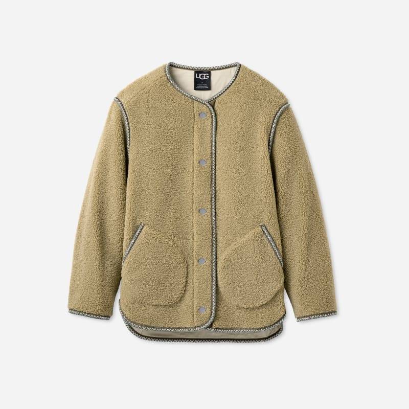 Emmersyn UGG®braid™ Jacke für Damen in Muted Brass, Größe L von Ugg