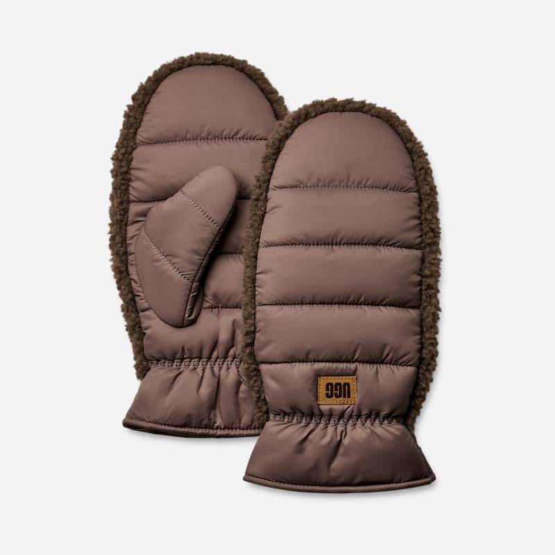 Fäustlinge aus UGG®fluff für Damen in Allspice, Größe L/XL, Nylon/Recycelte Materialien von Ugg