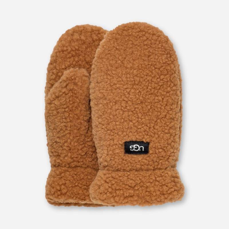 Fäustlinge aus UGG®fluff für Kinder in Brown, Größe 4/6 YRS, Fleece von Ugg