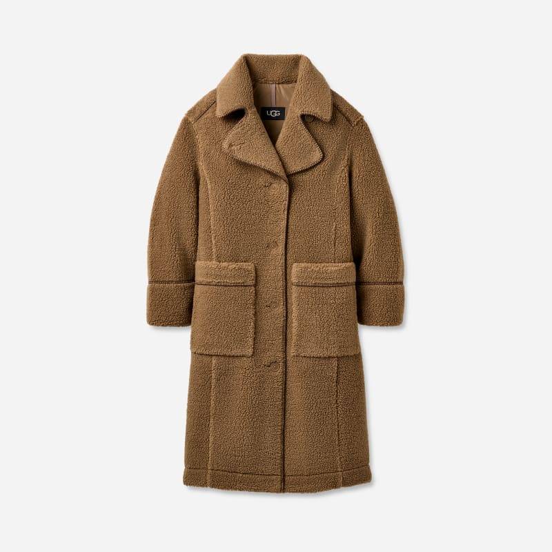Sema UGG®fluff Mantel für Damen in Live Oak, Größe L, Polyester von Ugg