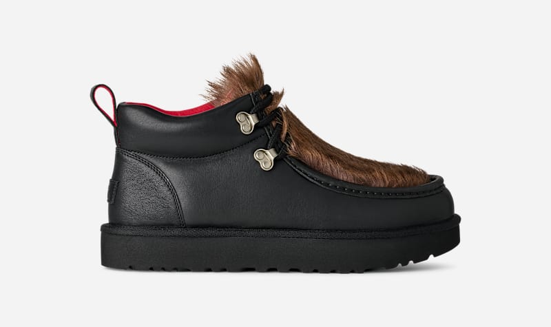 UGG® AMBUSH Fur Boot für Herren in Black, Größe 43, Nubukleder von Ugg