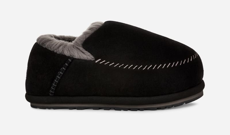 UGG® Anders Hausschuh für Herren in Black, Größe 46, Veloursleder von Ugg