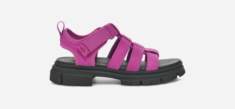 UGG® Ashton Multistrap Sandale für Kinder | UGG® EU in Mangosteen, Größe 31, Leder von Ugg