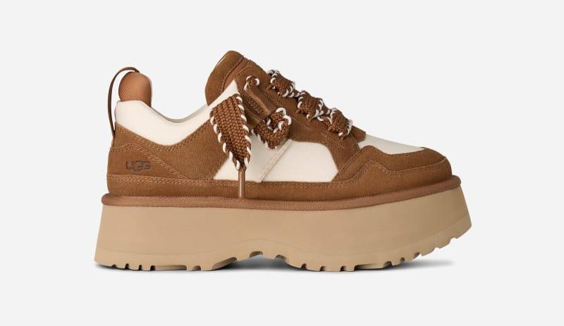 UGG® Astromel Sneaker für Damen in Brown, Größe 41, Wildleder von Ugg