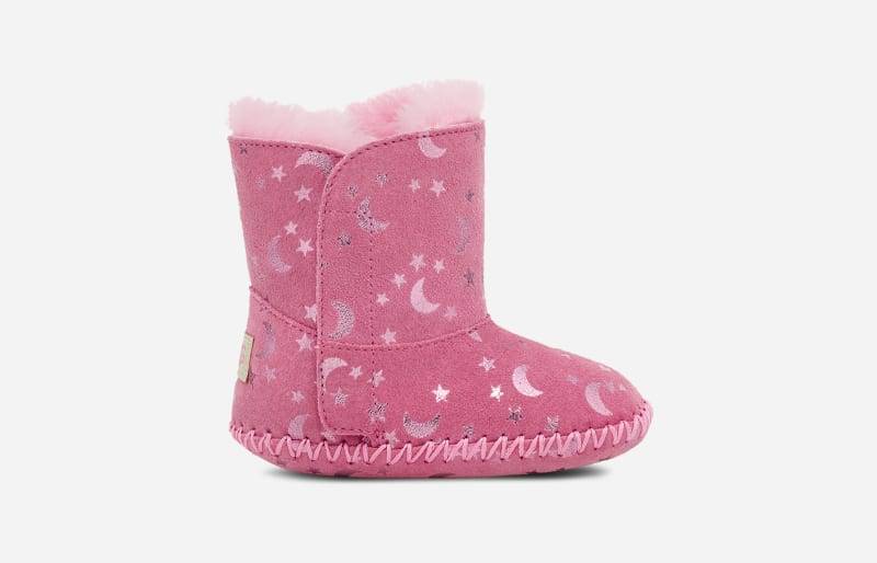 UGG® Caden Moon And Stars Boot in Pink, Größe 20.5 von Ugg