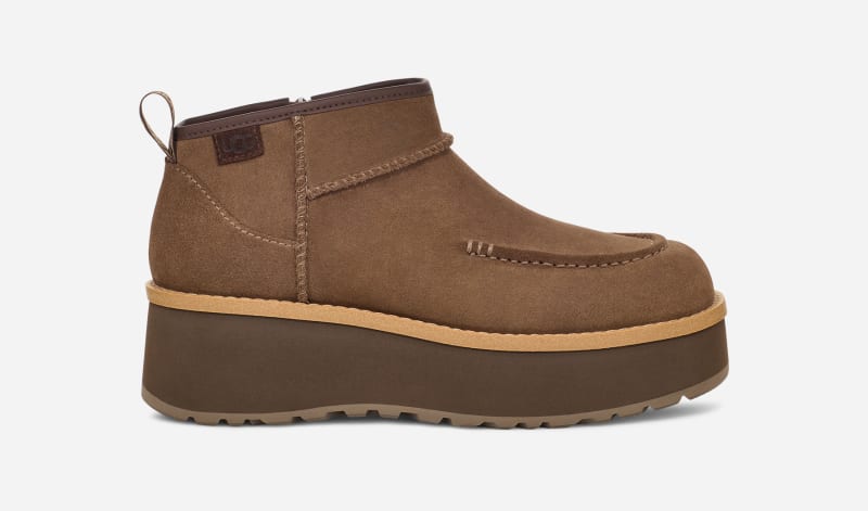UGG® Cityfunc Ultra Mini Boot für Damen in Hickory, Größe 40, Veloursleder von Ugg
