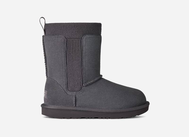 UGG® Classic II Stretch Cuff Boot für Kinder in Grey, Größe 32.5, Wildleder von Ugg