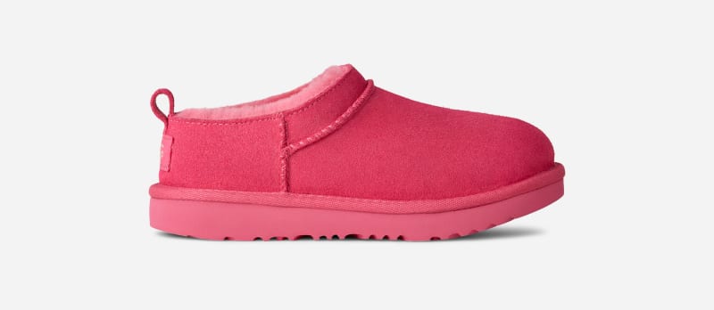 UGG® Classic Micro Boot für Kinder in Pink Bloom, Größe 32.5, Veloursleder von Ugg