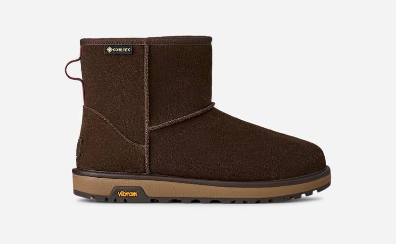 UGG® Classic Mini GTX Boot für Herren in Dusted Cocoa, Größe 40, Wildleder von Ugg