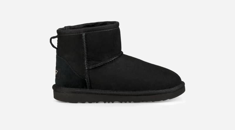 UGG® Classic Mini II Boot für Kinder | UGG® EU in Black, Größe 32.5, Twinface von Ugg