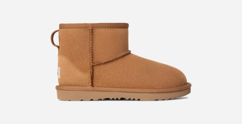 UGG® Classic Mini II Boot für Kinder | UGG® EU in Brown, Größe 33.5, Twinface von Ugg