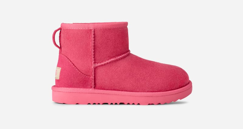 UGG® Classic Mini II Boot für Kinder | UGG® EU in Pink Bloom, Größe 35, Twinface von Ugg