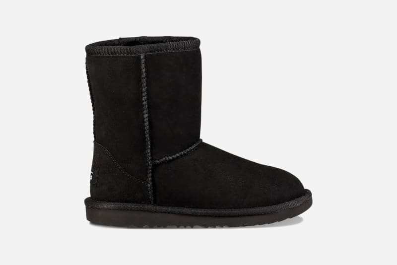 UGG® Classic Short II Boot für Kinder | UGG® EU in Black, Größe 35, Twinface von Ugg