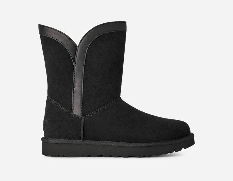 UGG® Classic Short Lunara Boot für Damen in Black, Größe 36, Wolle von Ugg
