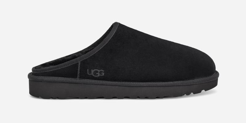 UGG® Classic Slipper für Herren | UGG® EU in Black, Größe 48.5, Veloursleder von Ugg