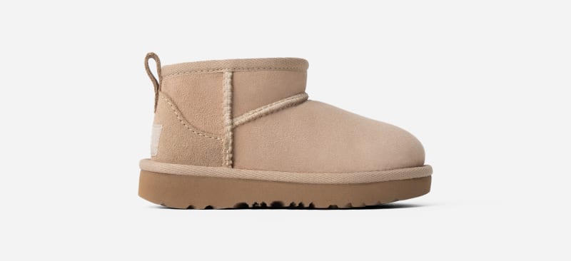 UGG® Classic Ultra Mini Boot für Kinder | UGG® EU in Beige, Größe 22, Twinface von Ugg
