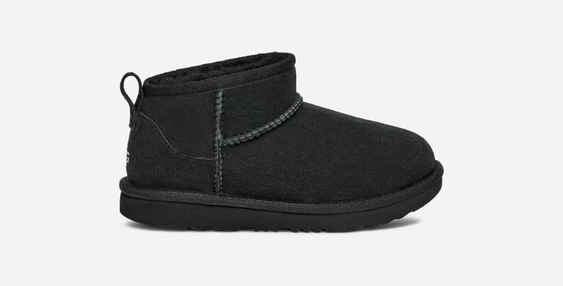 UGG® Classic Ultra Mini Boot für Kinder | UGG® EU in Black, Größe 36, Veloursleder von Ugg