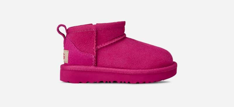 UGG® Classic Ultra Mini Boot für Kinder | UGG® EU in Dark Peony, Größe 25, Twinface von Ugg