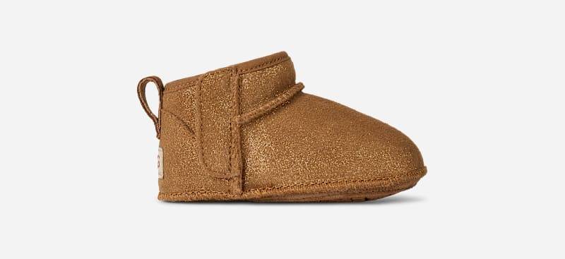 UGG® Classic Ultra Mini Dazzle Boot für Kinder in Brown, Größe 16, Veloursleder von Ugg