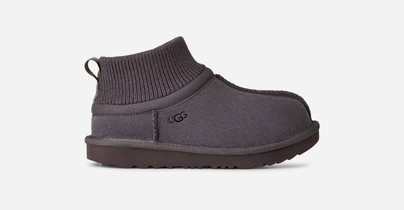 UGG® Classic Ultra Mini Stretch Cuff Boot für Kinder in Grey, Größe 38 von Ugg