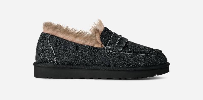 UGG® Ellis Loafer für Damen in Black, Größe 40, Wildleder von Ugg