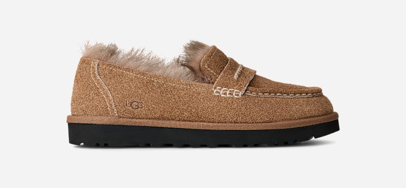 UGG® Ellis Loafer für Damen in Brown, Größe 39, Veloursleder von Ugg