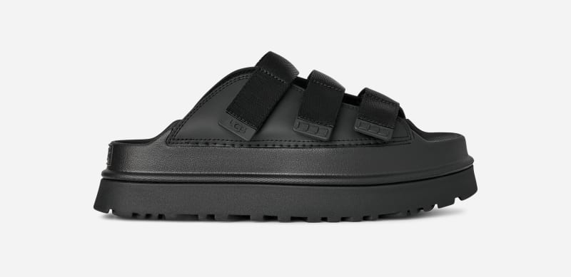 UGG® GoldenGlow Slide für Damen in Black, Größe 41, Polyester von Ugg