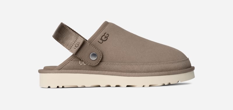 UGG® Goldencoast Clog II für Herren in Smoke Plume, Größe 41, Veloursleder von Ugg