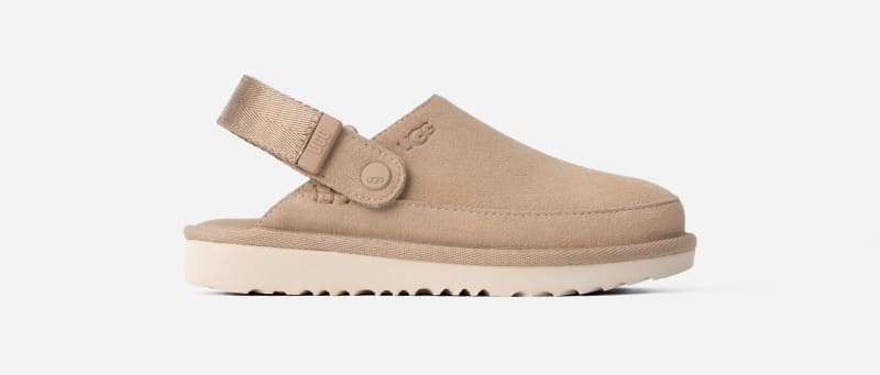 UGG® Goldenstar Clog für Kinder | UGG® EU in Beige, Größe 35, Veloursleder von Ugg
