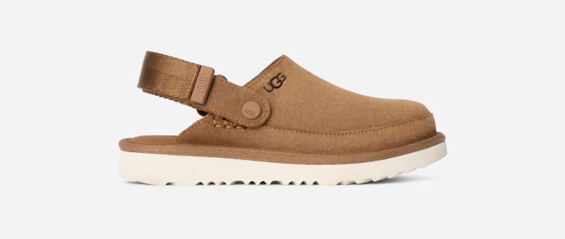 UGG® Goldenstar Clog für Kinder | UGG® EU in Brown, Größe 32.5, Veloursleder von Ugg