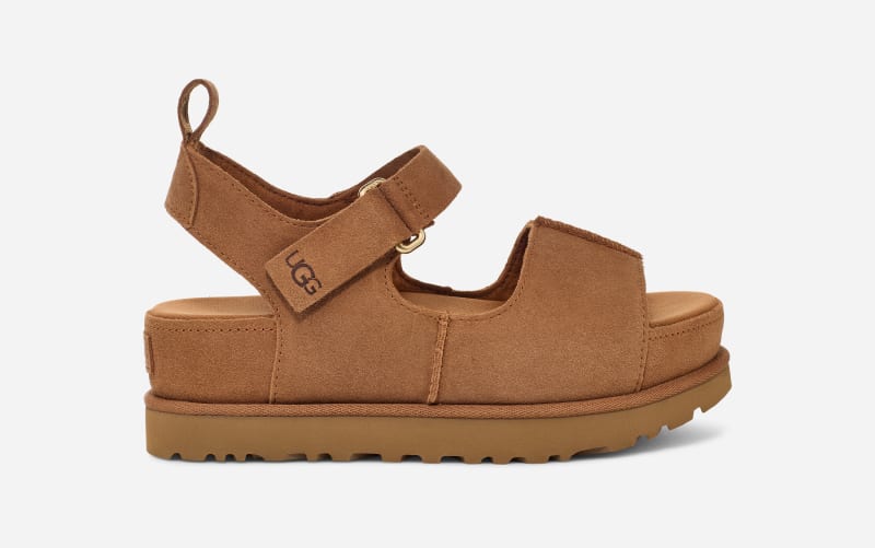 UGG® Goldenstar Hi für Damen in Brown, Größe 39, Veloursleder von Ugg