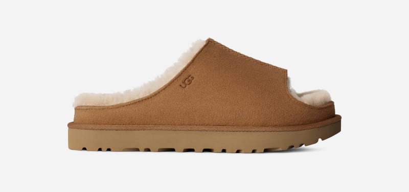 UGG® Greenport Slide für Damen | UGG® EU in Brown, Größe 36, Wildleder von Ugg