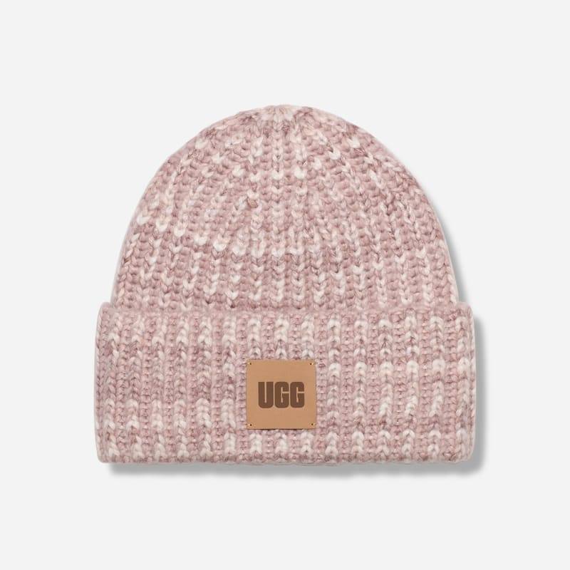 UGG® Grobstrick-Beanie mit Space-dye-Effekt für Damen in Ashen Rose Multi, Größe O/S von Ugg