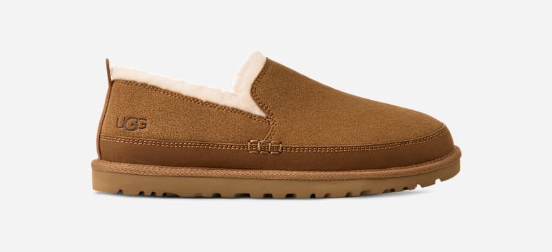 UGG® Leisure Nomad Slip On für Herren in Brown, Größe 45, Wildleder/Leder von Ugg