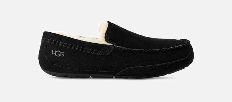 UGG® Linscot Slipper für Herren in Black, Größe 44 von Ugg