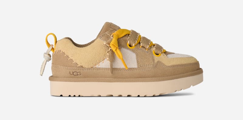 UGG® Lo Lowmel Biarritz Sneaker für Damen in Brown, Größe 43, Veloursleder von Ugg